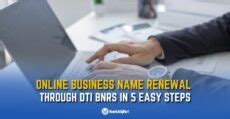 www.dti.gov.ph online registration renewal|Business Name Renewal .